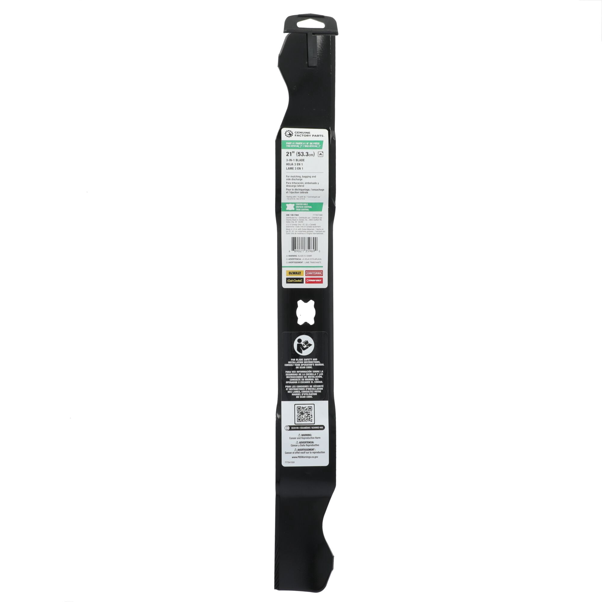 GFP 21 Inch Blade, Bowtie Center Hole