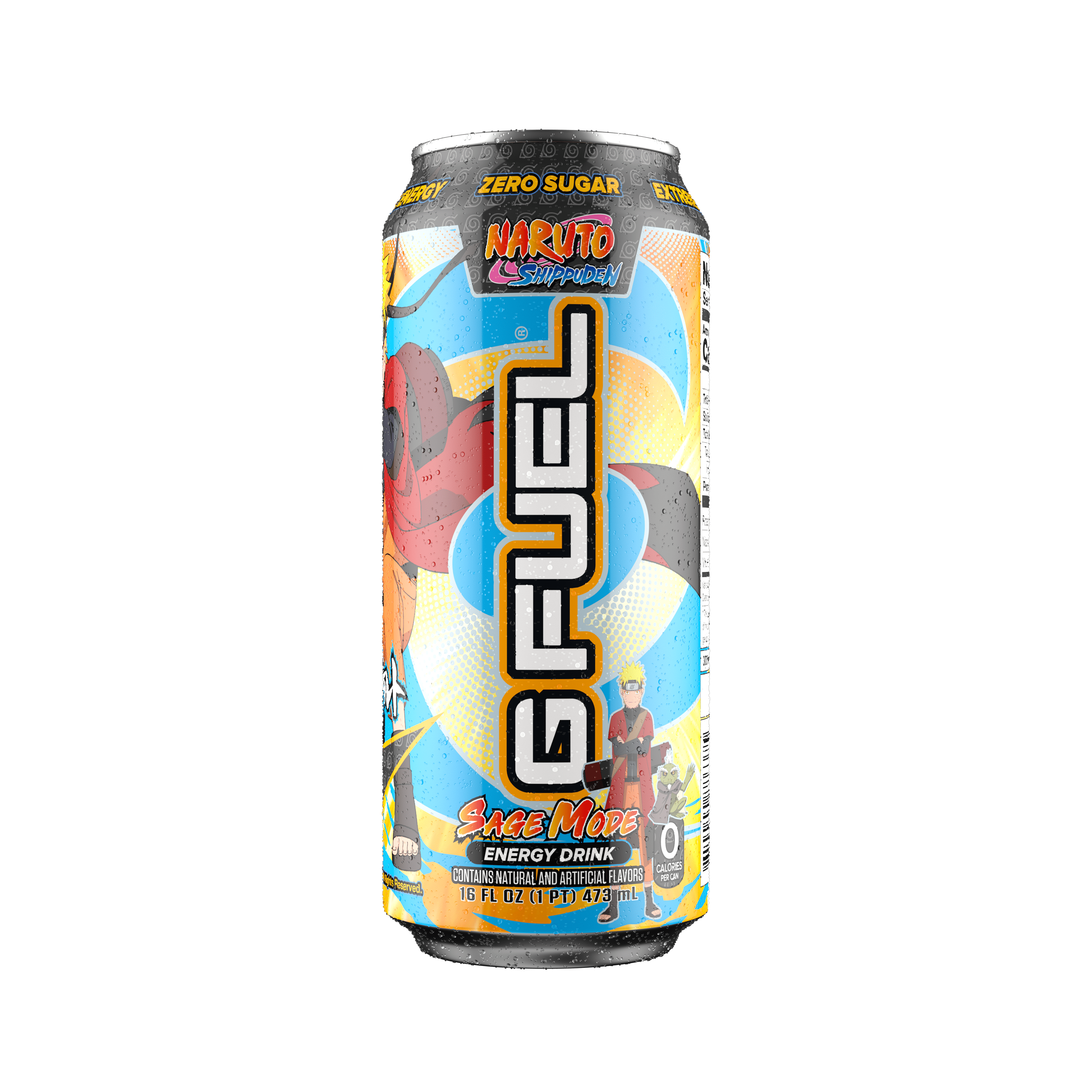 GFUEL Can Saga Mode Naruto Anime Ninja Energy Drink G Fuel | eBay