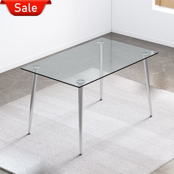 GFVBULM and chair set. 1 with 4 PU chairs.Rectangular dining with imitation marble tabletop and silver metal legs.Paired with 4 chairs with silver legs.DT-1544 C-008