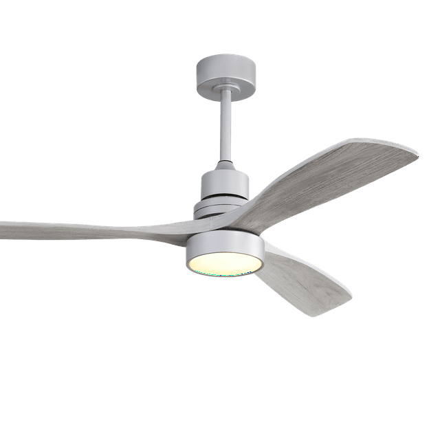 GFVCNIO 52 Inch Ceiling Fan Light With 6 Speed Remote Reversible Energysaving DC Motor