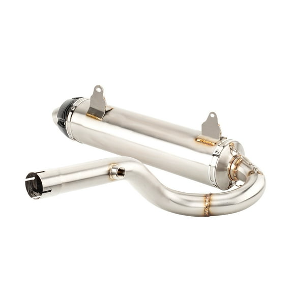 GFYSHIP Can Am ATV Escape Slip-on Motorcycle Exhaust Muffler With Mid Link Pipe For Can Am Outlander L 450 / DPS Outlander 570 / DPS 2016 Outlander L MAX 450 / DPS Outlander L MAX 570 / DPS
