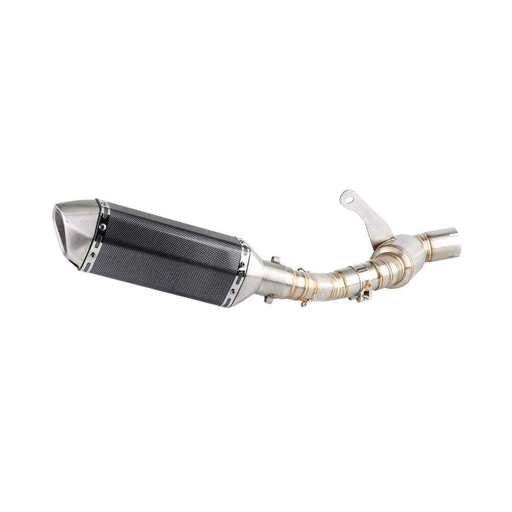 GFYSHIP Escape Slip-on Motorcycle Exhaust Muffler With High Level Mid D-catLink Pipe Full Pipe System For CF MOTO 700 CLX Heritage 2020-2024 / CF MOTO 700 CLX Sport 2020-2024