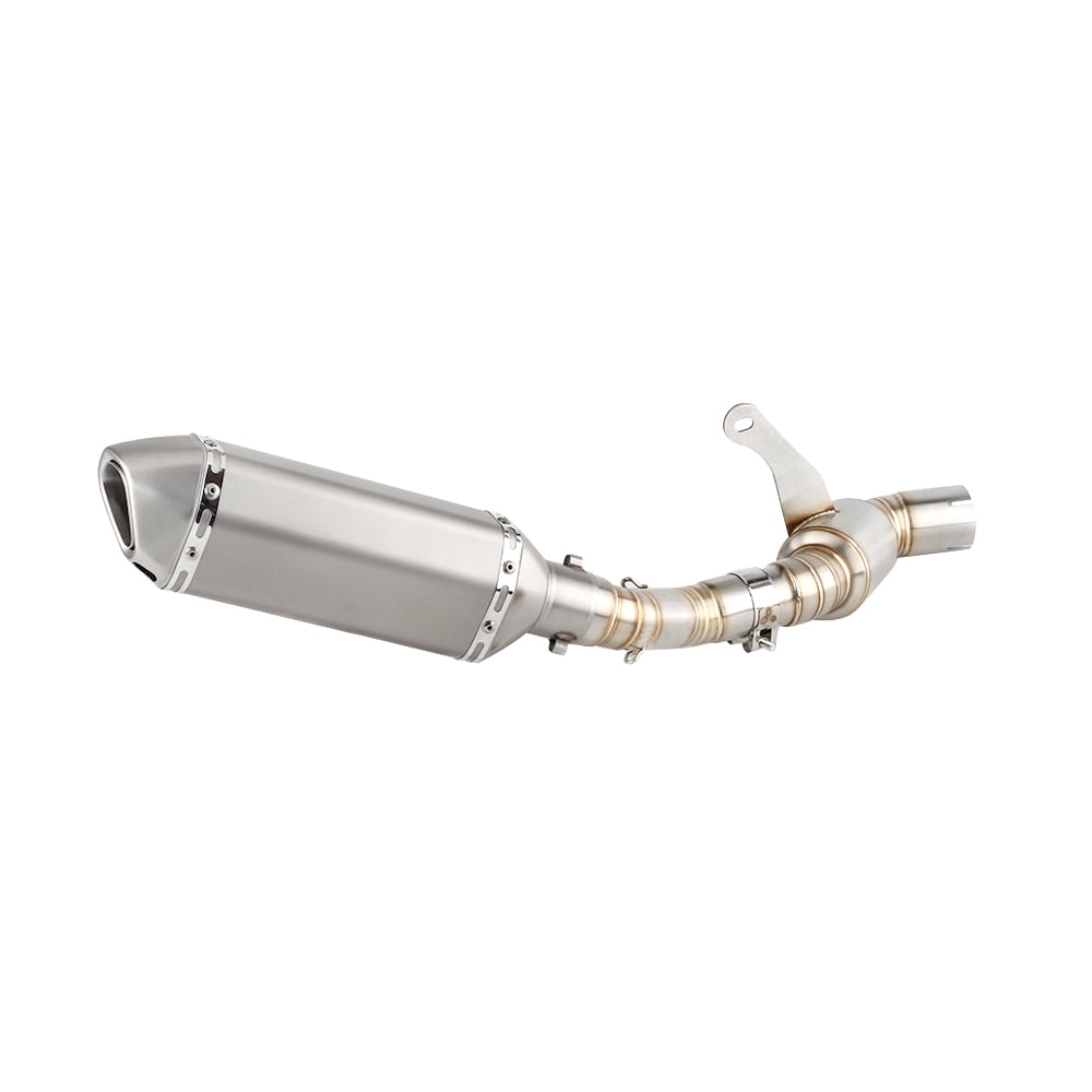 GFYSHIP Escape Slip-on Motorcycle Exhaust Muffler With High Level Mid D-catLink Pipe Full Pipe System For CF MOTO 700 CLX Heritage 2020-2024 / CF MOTO 700 CLX Sport 2020-2024