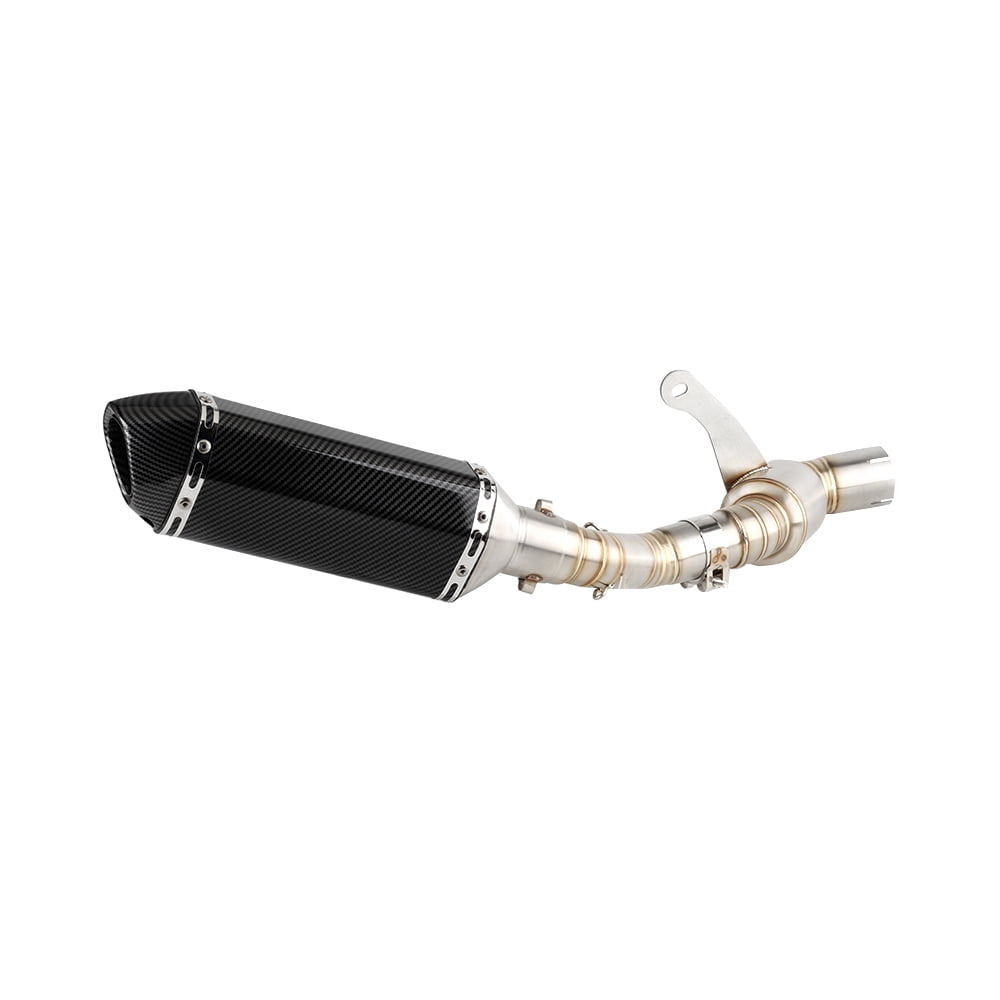 GFYSHIP Escape Slip-on Motorcycle Exhaust Muffler With High Level Mid D-catLink Pipe Full Pipe System For CF MOTO 700 CLX Heritage 2020-2024 / CF MOTO 700 CLX Sport 2020-2024