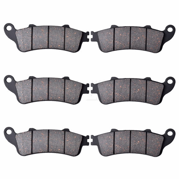 GFYSHIP For Honda VFR 800 Fi Interceptor / VFR 800 Interceptor / VFR 800 A Interceptor ABS / CBR1100 XX Blackbird / ST1300 / ST1300 A (ABS) Motorcycle Front Rear Brake Pads Organic Disc