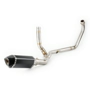 GFYSHIP For Suzuki Vstrom 650 DL650 2017 2018 2019 2020 2021 Motorcycle Exhaust Pipe Muffler With Header Link Pipe Full System V strom V-Strom DL 650