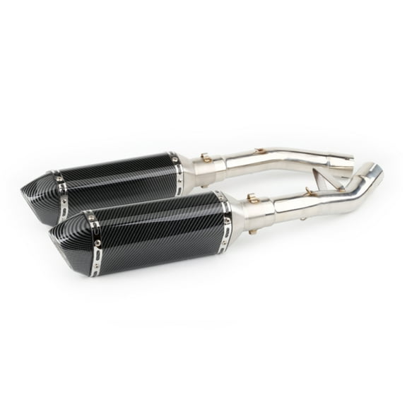 GFYSHIP For Yamaha FJR1300 2001-2020 FJR1300 FJR-1300 Motorcycle Exhaust Pipe Muffler With Mid Link Pipe System
