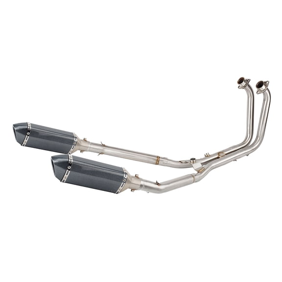 GFYSHIP For Yamaha TDM 900 2002 to 2011 2012 2013 TDM900 Motorcycle Exhaust Pipe Muffler With Middle Link Pipe System