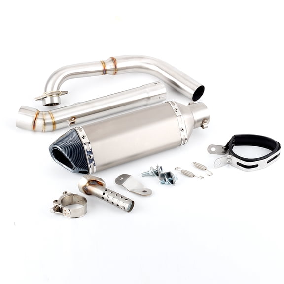 GFYSHIP For Yamaha YZF R125 2014-2018 MT125 MT 125 14-2019 R125 V2 Escape Slip-on Motorcycle Exhaust Muffler Head Mid Link Pipe