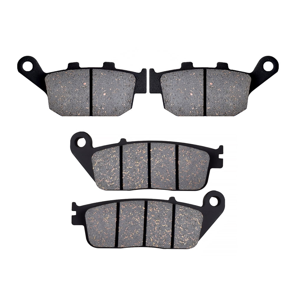 Front & Rear Carbon Fiber Brake Pads For Honda TRX250X 2009, 2011-2014 ATV