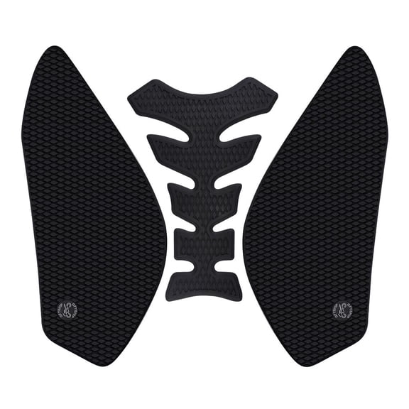 GFYSHIP for Kawasaki ZX6R 2009 2010 2011 2012 2013 2014 2015 2016 2017 2018 2019 ZX-6R Motorcycle 3M Gas Tank Pad Anti Slip Stickers Side Fuel Gas Grip Decal Protector (Black)