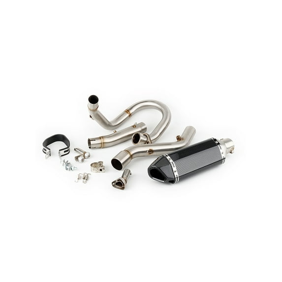 GFYSHIP Motorcycle Exhaust Pipe Muffler With Header Link Pipe Full System For Suzuki DRZ 400 2000-2019 DRZ400 S/SM DR-Z400 DR-Z 400 DRZ400S DRZ400SM