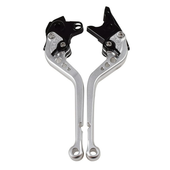 GFYSHIP For Suzuki AN-250 Burgman 1998-2002 / AN-400 Burgman 1999-2020 Short/Long Motorcycle Adjustable Brake And Clutch Levers, Motorcycle Handlebar Accessory Lever Accessories, 1 Pair