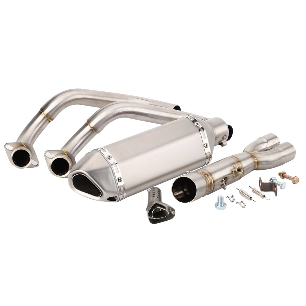 GFYSHIP For Yamaha MT07 FZ07 2014-2020 XSR 700 2016-2020 XSR700 XTribute 2016 2017 2018 2019 2020 Motorcycle Exhaust Pipe Muffler with Pipe Link Pipe Full System MT-07 FZ-07 MT FZ 07