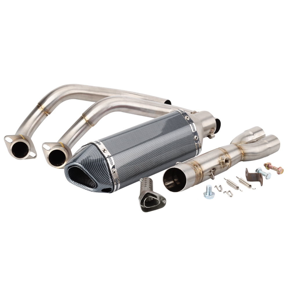 GFYSHIP For Yamaha MT07 FZ07 2014-2020 XSR 700 2016-2020 XSR700 XTribute 2016 2017 2018 2019 2020 Motorcycle Exhaust Pipe Muffler with Pipe Link Pipe Full System MT-07 FZ-07 MT FZ 07