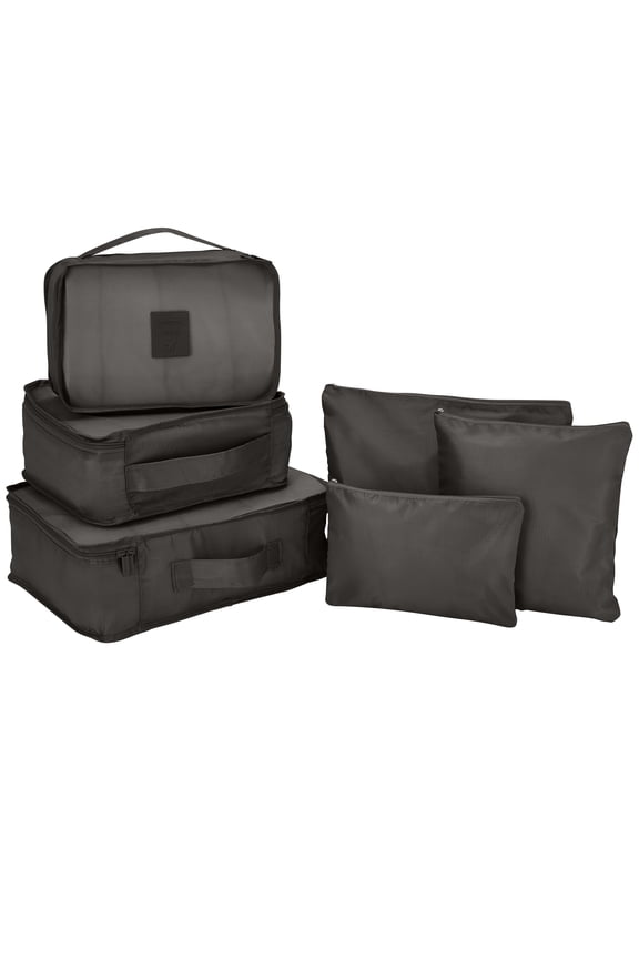 GForce 6 Piece Deluxe Traveling Set in Washed Black