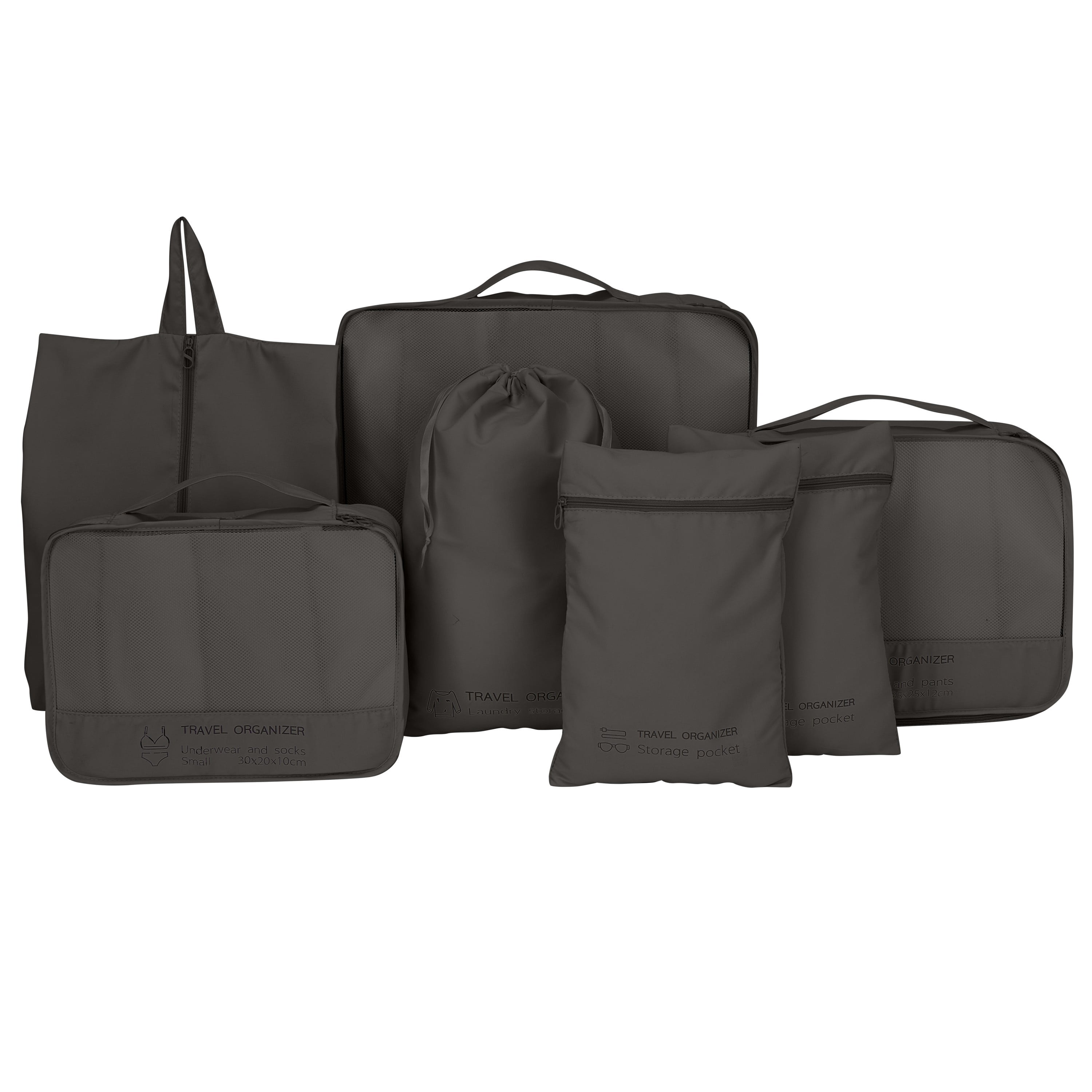 GForce 7 Piece Ultimate Packing Set in Washed Black