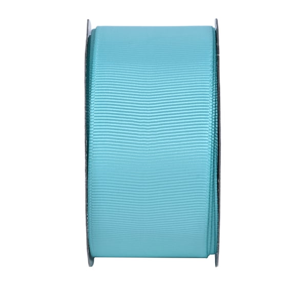 Gwen Studios 1.5" Aqua Grosgrain Ribbon, 4 Yards
