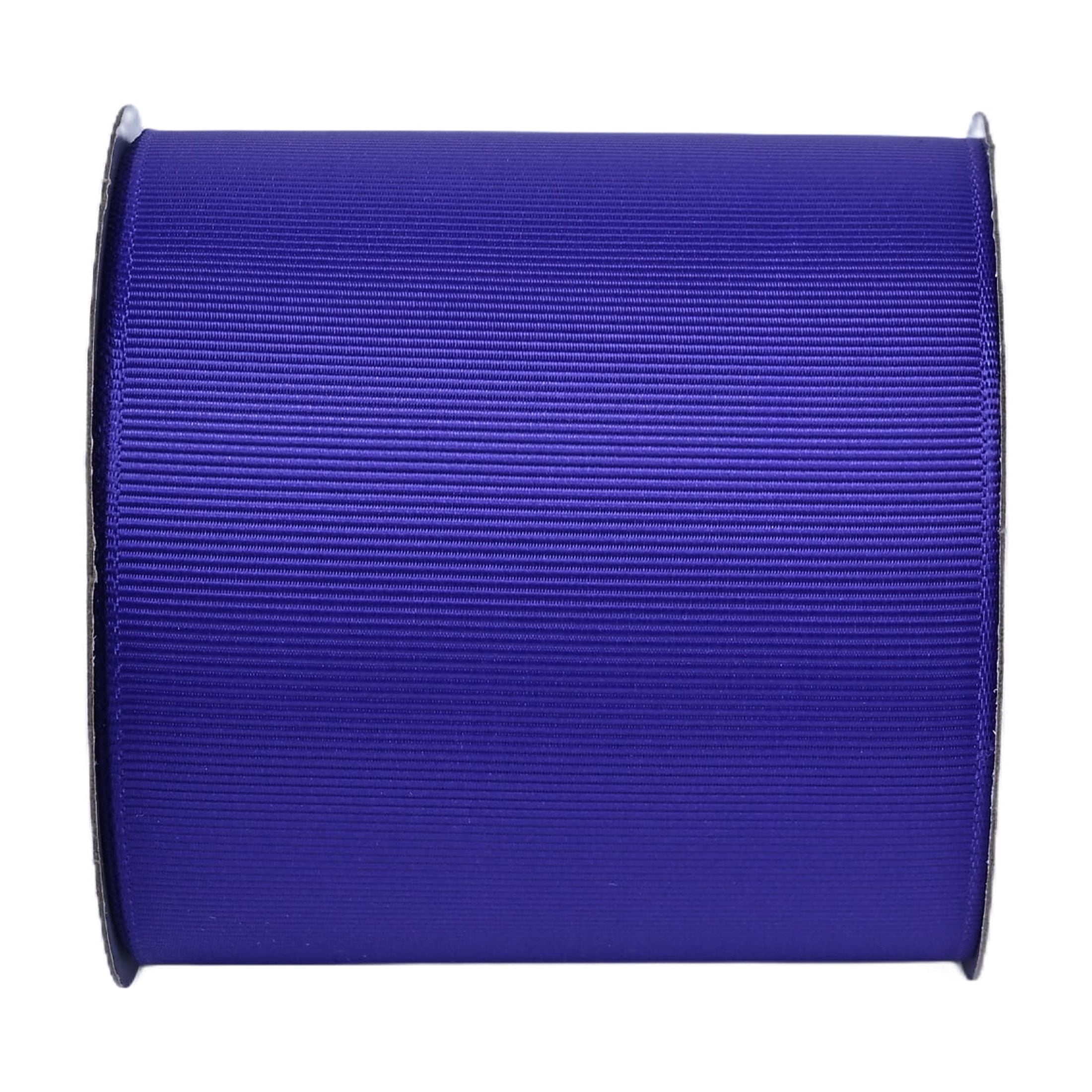 Gwen Studios 3" Purple Grosgrain Ribbon, 7 Yards