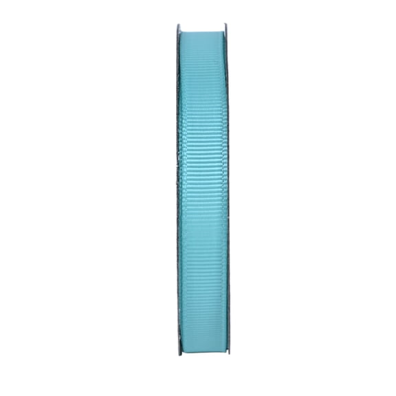 Gwen Studios 3/8" Aqua Grosgrain Ribbon, 6 Yards