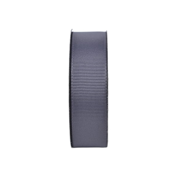 Gwen Studios 7/8" Pweter Grosgrain Ribbon, 6 Yards