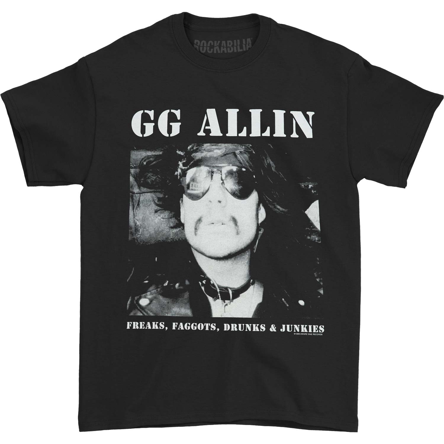 GG Allin Camicia da uomo grande Punk Rock Jabbers Murder