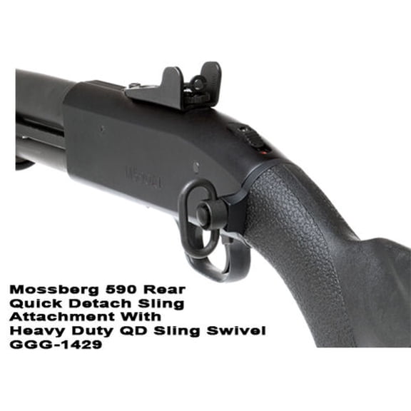 GG&G Mossberg 590 QD Rear Sling Attachment, GGG-1429