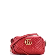 GG Marmont Shoulder Bag Matelasse Leather Small By Rebag