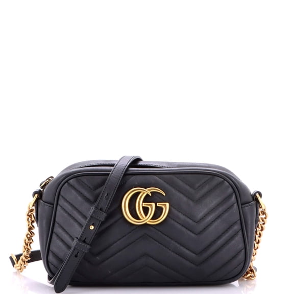 GG Marmont Shoulder Bag Matelasse Leather Small By Rebag