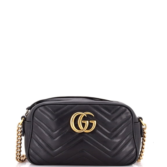 GG Marmont Shoulder Bag Matelasse Leather Small By Rebag