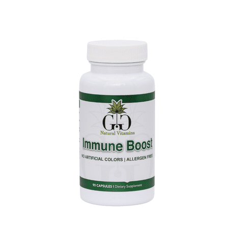 Immune Boost – Multivitamin Blend with Vitamins A, C, D3, E, B6, B9, Zinc, Iron, Selenium & Echinacea – 90 Capsules