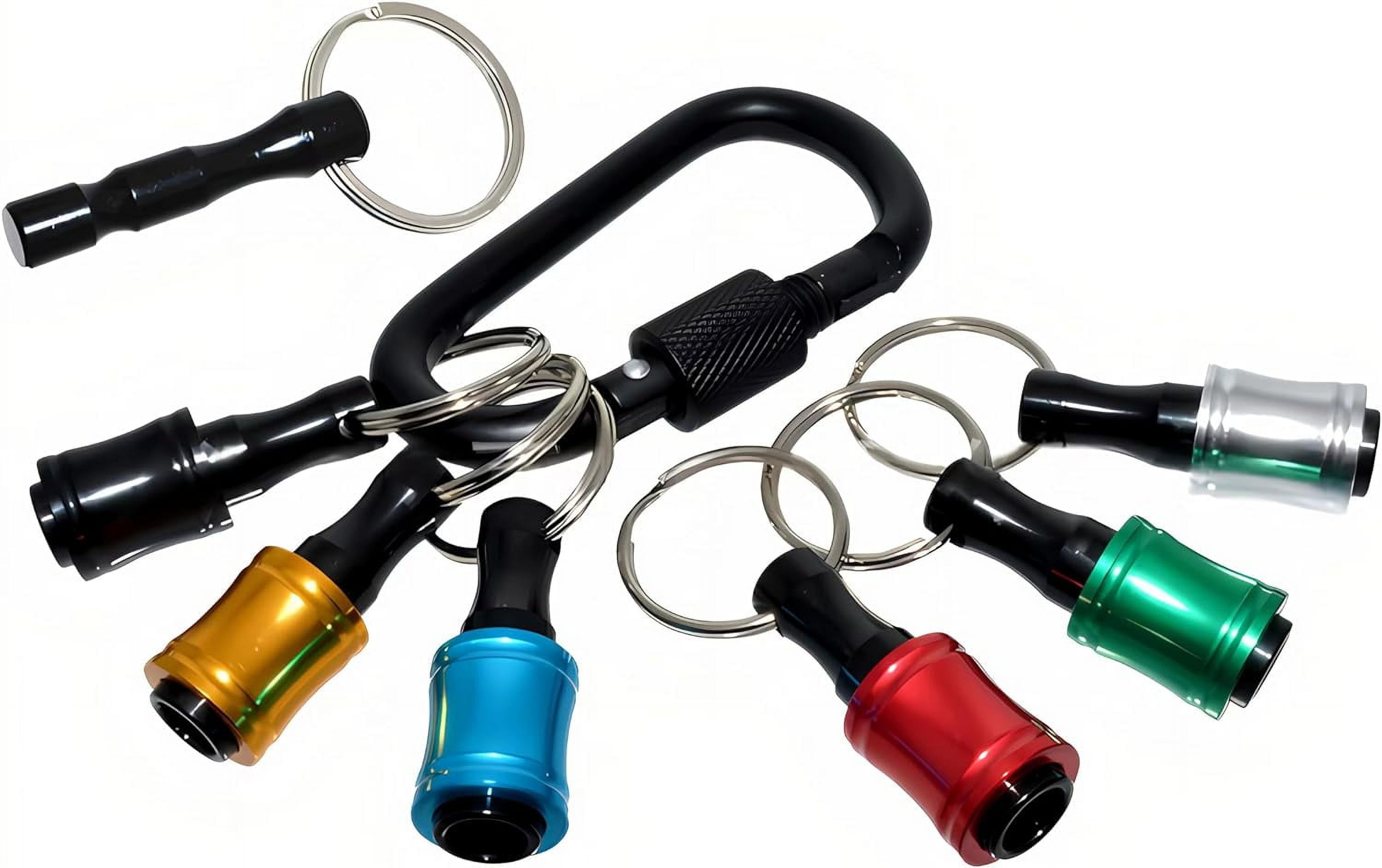 GGB1/4 Inch Bit Holder Keychain Hex Shank Drill Bit Holder Keychain