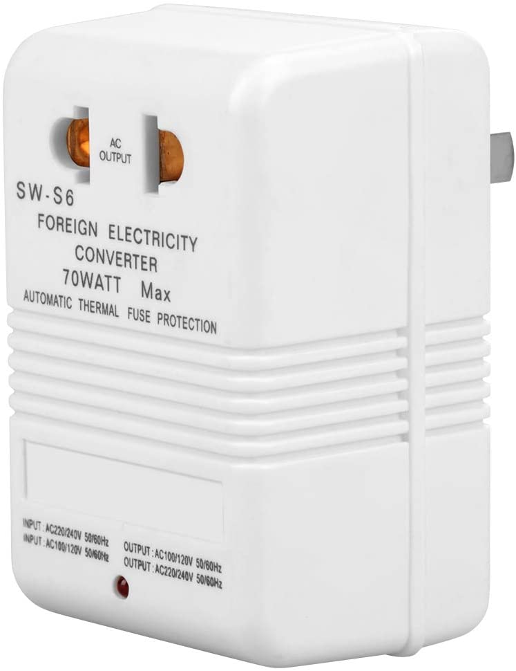 GGB-110 to 220 Voltage Converter, Dual Channel Power Converters for Small Appliances—0516