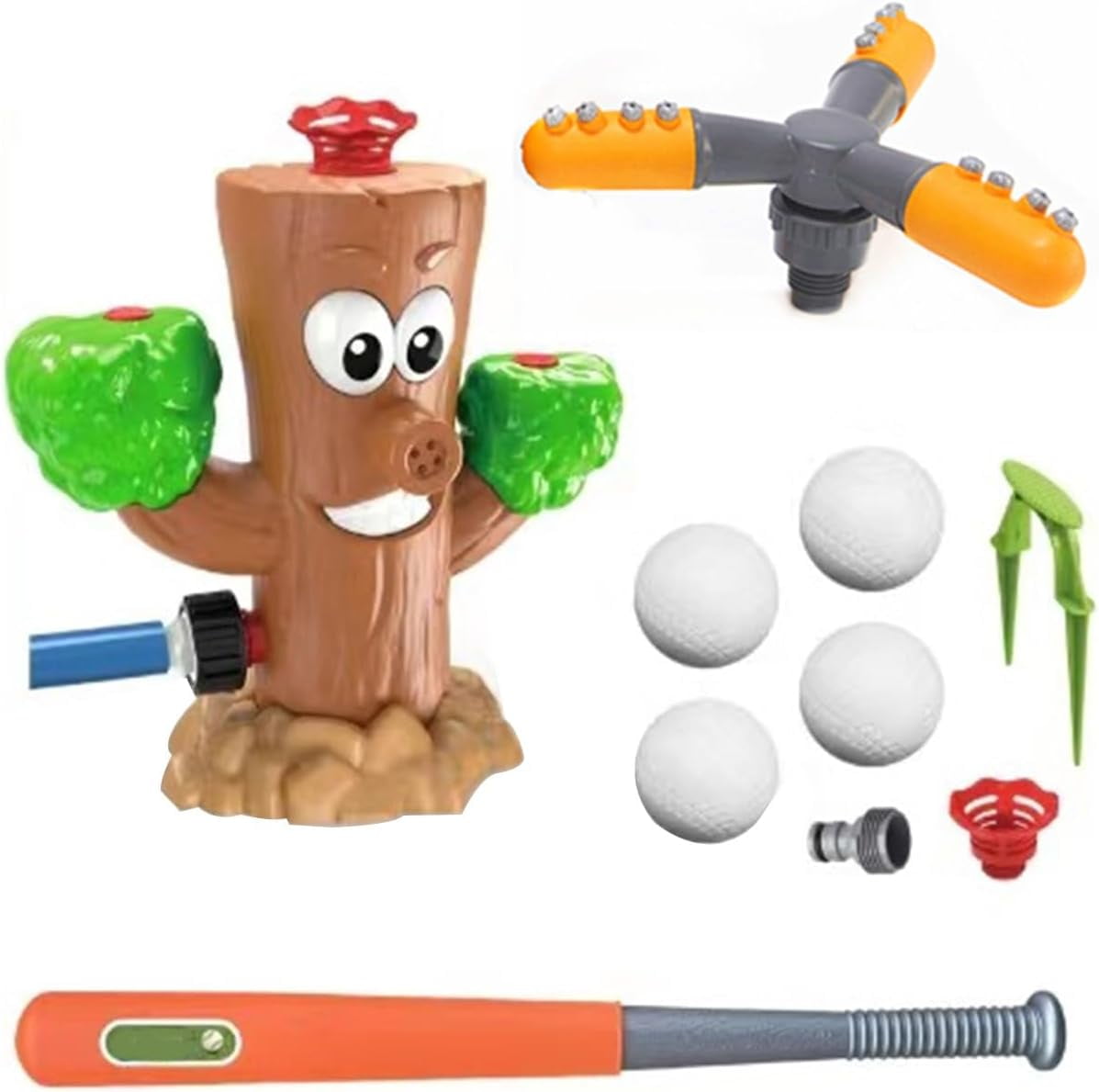 Wassersprinkler Baseball Spielzeug - 2-in-1 Helikopter Sprinkler Für Garten