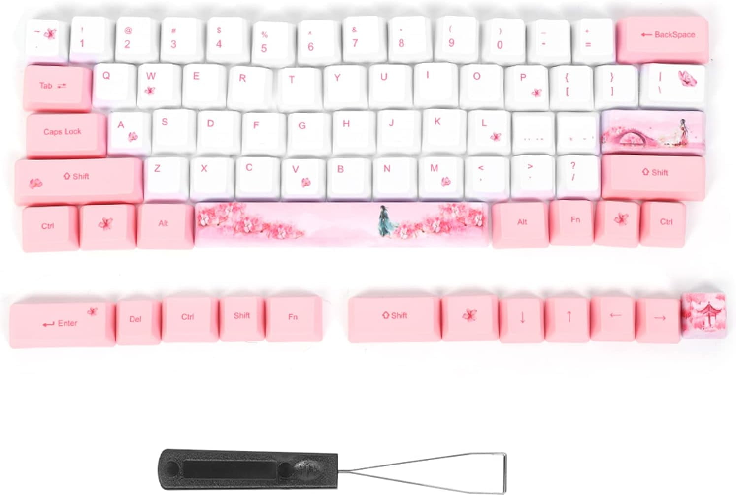 GGB-73PCS Keycaps, Sublimation Keycaps Keyboard Keycap Cute Keycaps ...