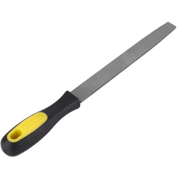 GGB-Flat Sharpening File, 8in Mill Smooth Blade T12 Carbon Tool Steel Knife Sharpener Ergonomic Design with Handle File Sharpening Tool0507