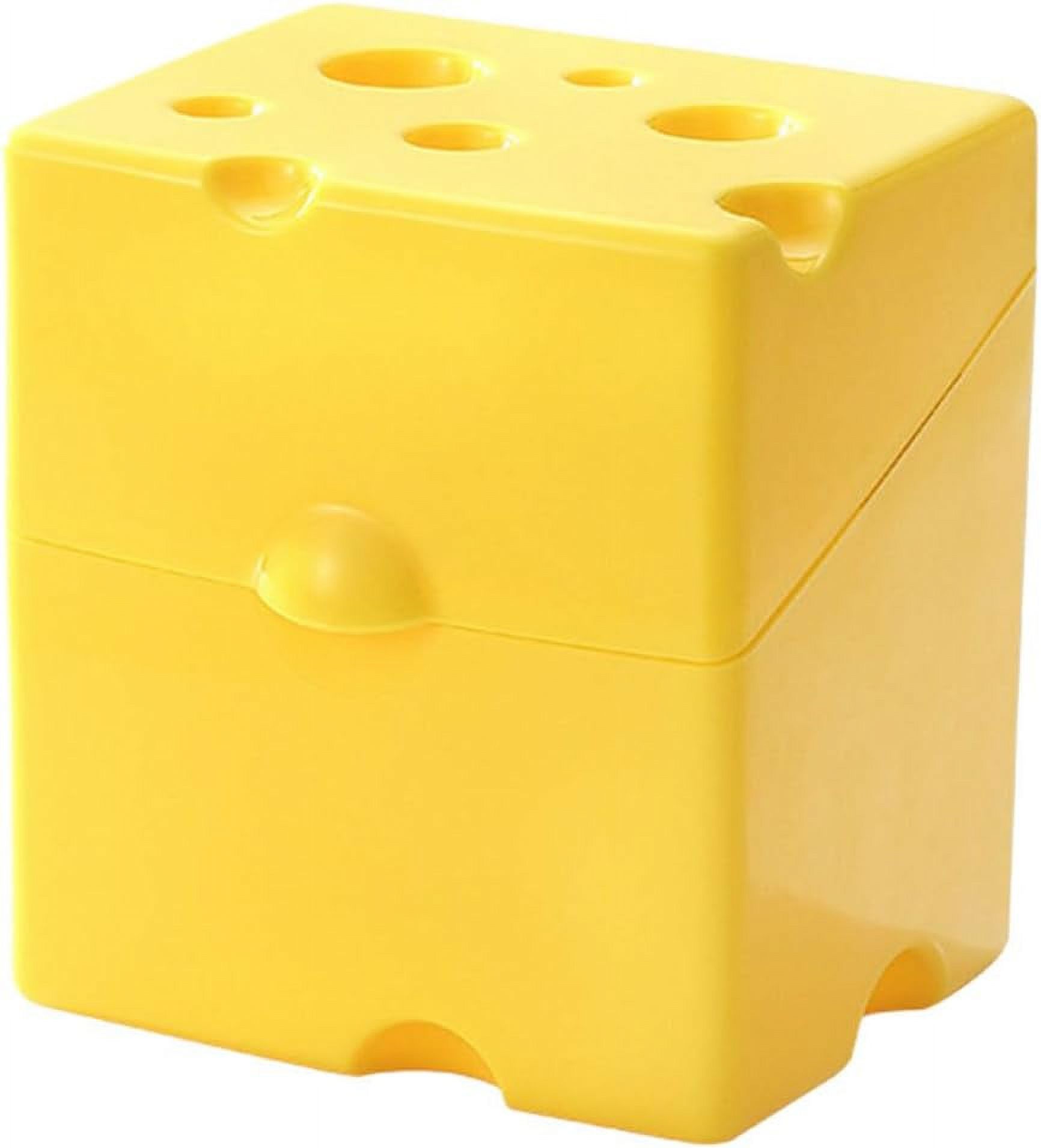 GGBSliced Cheese Storage Container, Cute Butter Block Fridge Refrigerator Bacon Container