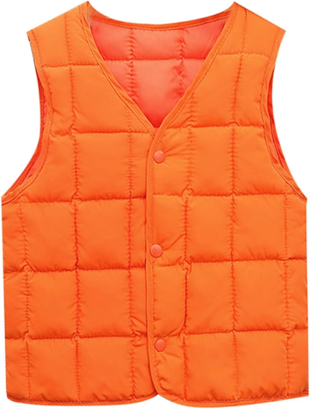 GGBToddler Boys Girls Down Vest Autumn/Winter Front Buckle Solid Color