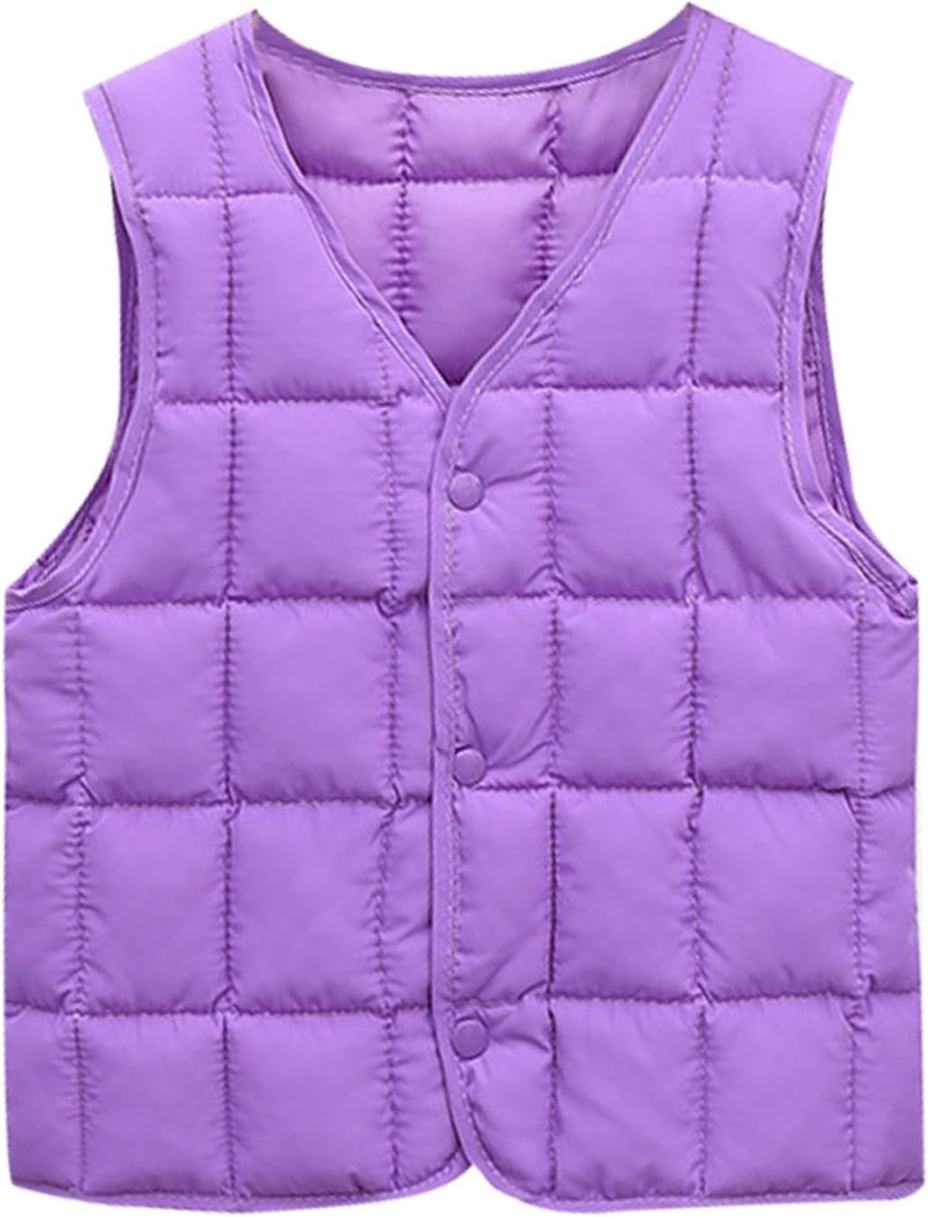 GGBToddler Boys Girls Down Vest Autumn/Winter Front Buckle Solid Color
