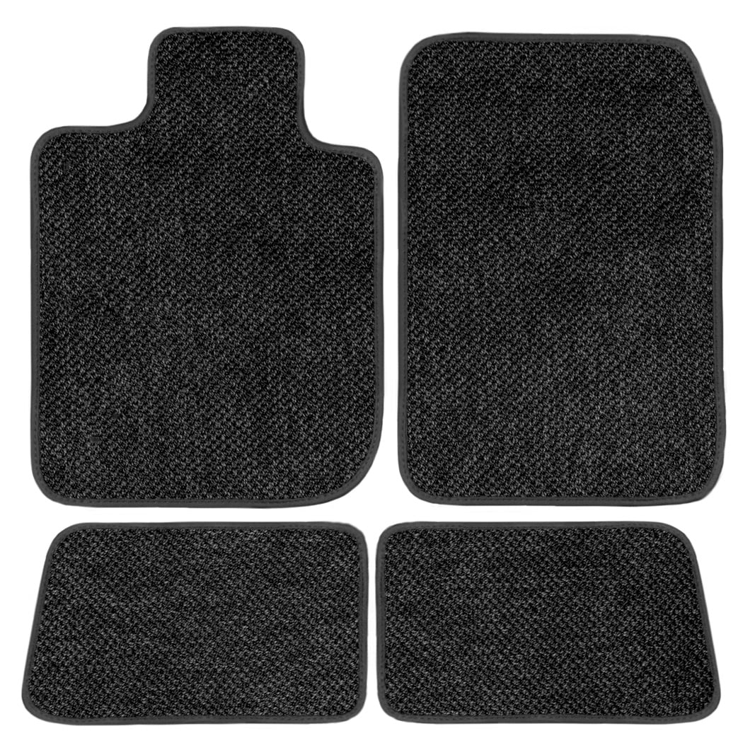 GGBAIlEY All‑Weather Textile Carpet Car for BMW 5 Series Hatchback AWD Custom Fit Set 2010–2017, Driver Passenger & Rear,Charcoal