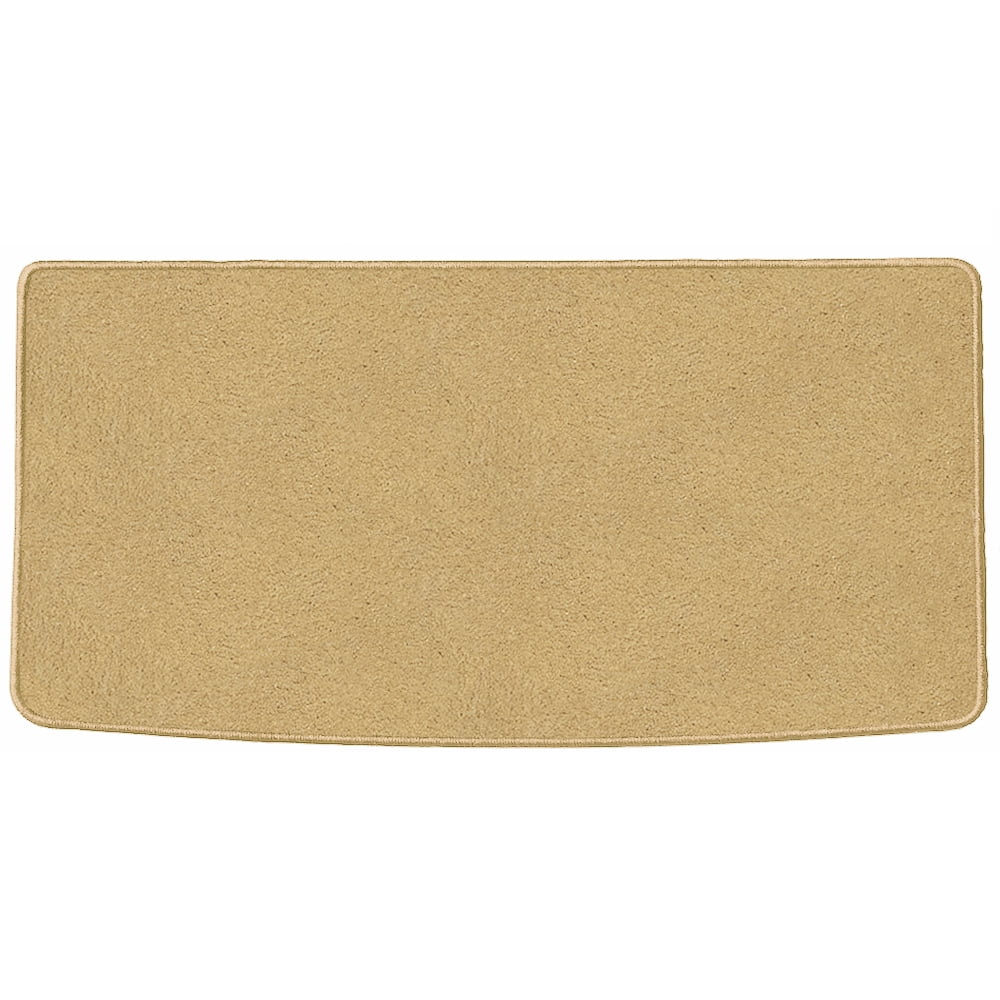 GGBAILEY BMW 5 Series (Sedan) Beige Classic Carpet Car Mats / Floor Mats, Custom Fit for 2017, 2018, 2019, 2020, 2021 - Medium Trunk / Cargo Mat