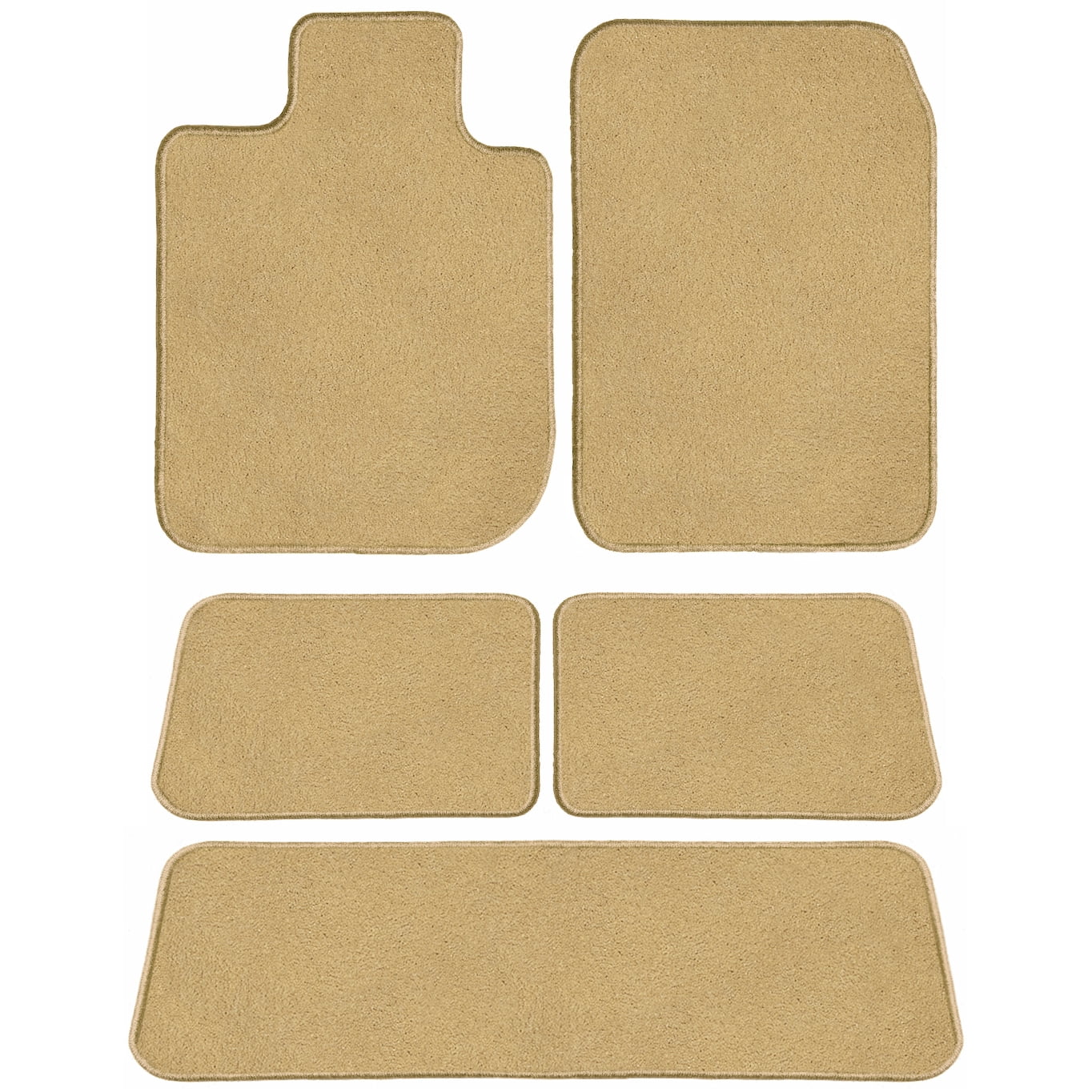 GGBAILEY BMW X5 Beige Classic Carpet Car Mats / Floor Mats Custom Fit for 2014–2021, Driver, Passenger