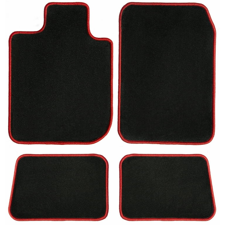 Red and black chevy floor mats discount
