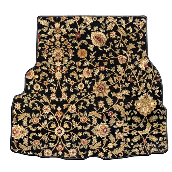 GGBAILEY Ford Explorer Black Oriental Car Mats, Custom Fit for 2011, 2012, 2013, 2014, 2015, 2016, 2017, 2018, 2019 - Small Trunk / Cargo Carpet Car Mat