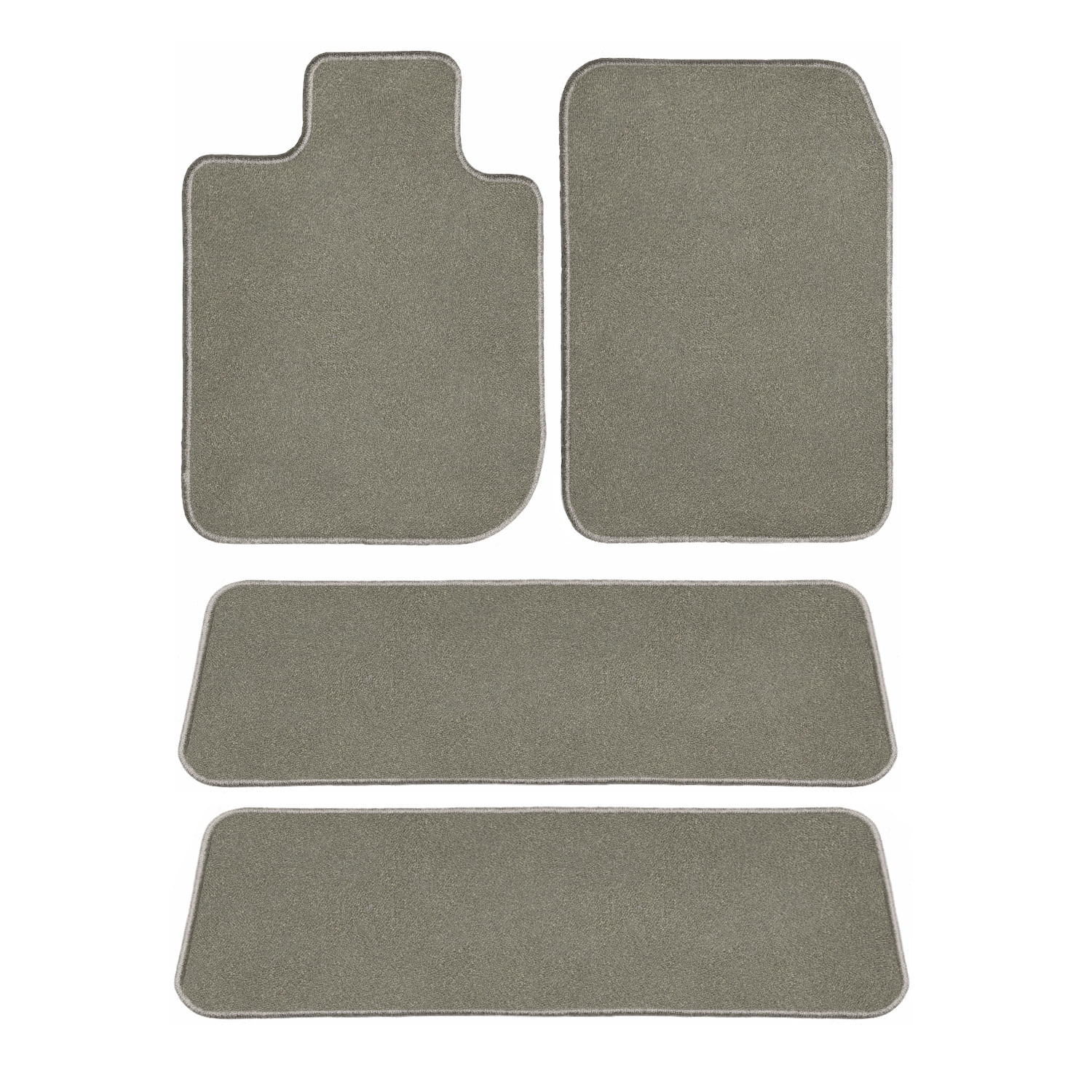 GGBAILEY Ford Explorer Grey Classic Carpet Car Mats / Floor Mats, Custom Fit for 2006, 2007, 2008, 2009, 2010 - Driver, Passenger, 2nd & 3rd Row Mats (4 Piece)