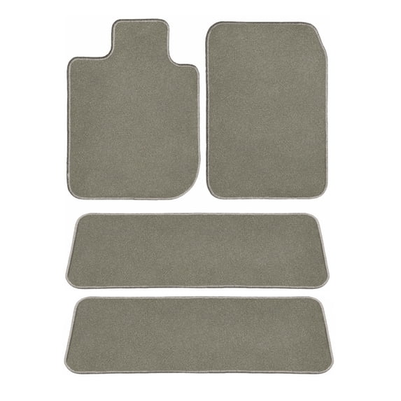 GGBAILEY Ford Explorer Grey Classic Carpet Car Mats / Floor Mats, Custom Fit for 2006, 2007, 2008, 2009, 2010 - Driver, Passenger, 2nd & 3rd Row Mats (4 Piece)