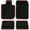 thumbnail image 1 of GGBAILEY GMC Sierra 1500 (Extended Cab) Black with Red Edging Carpet Car Mats / Floor Mats, Custom Fit for 2014, 2015, 2016, 2017, 2018, 2019, 2020 - Driver, Passenger & Rear Mats, 1 of 3