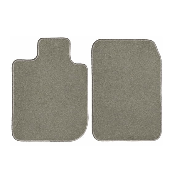 GGBAILEY GMC Sierra 1500 (Extended Cab) Grey Classic Carpet Car Mats / Floor Mats, Custom Fit for 2014, 2015, 2016, 2017, 2018, 2019, 2020 - Driver & Passenger Mats