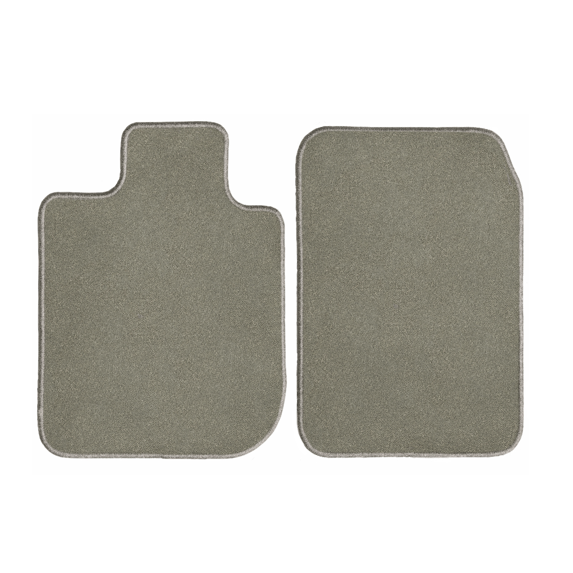 GGBAILEY GMC Sierra 1500 (Regular Cab) Grey Classic Carpet Car Mats / Floor Mats, Custom Fit for 2014, 2015, 2016, 2017, 2018, 2019, 2020 - Driver & Passenger Mats