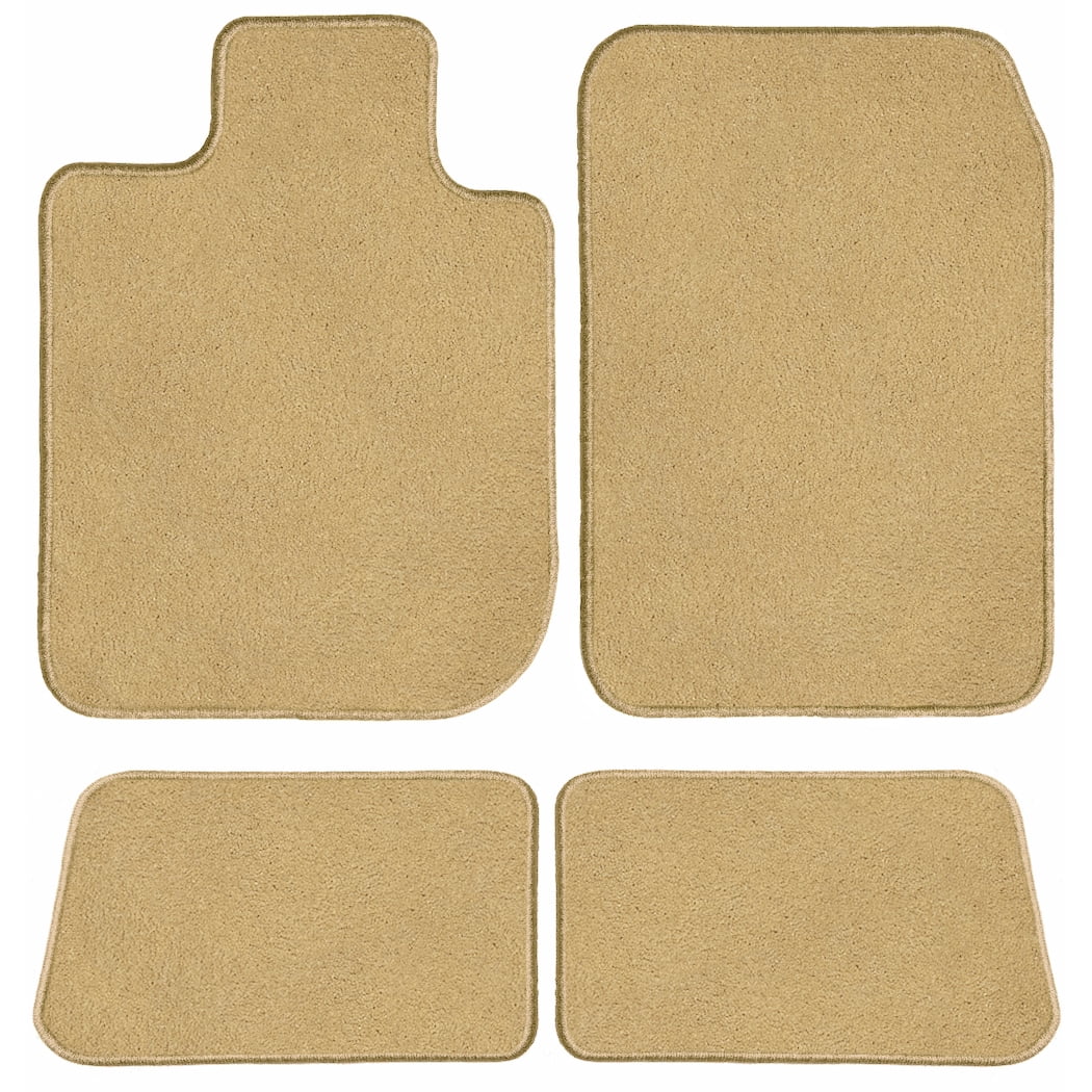 GGBAILEY GMC Sierra 2500 HD (4 Door Double Crew Cab) Beige Classic Carpet Car Mats / Floor Mats, Custom Fit for 2011, 2012, 2013, 2014, 2015, 2016, 2017, 2018, 2019 - Driver, Passenger & Rear Mats